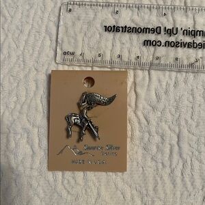 Sunrise Silver Sterling Rodeo Pendant